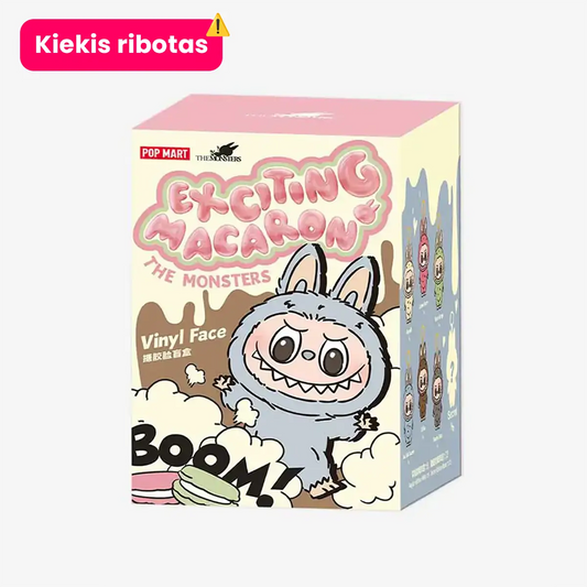 LABUBU "Exciting Macaron" kolekcijos slapta dėžutė Pop Mart