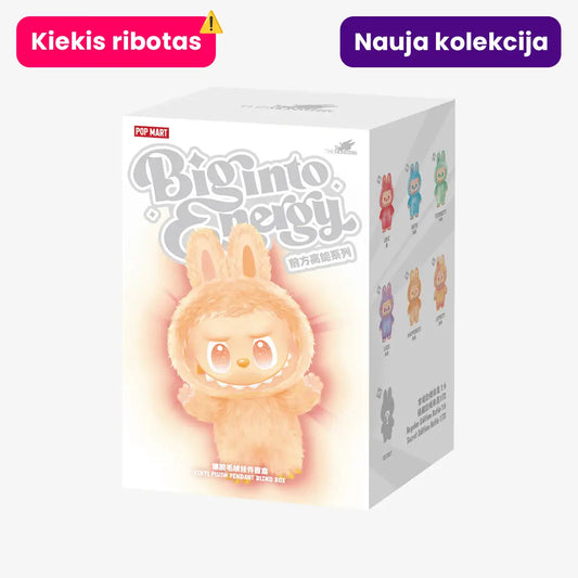 LABUBU "Big into Energy" kolekcijos slapta dėžutė Pop Mart