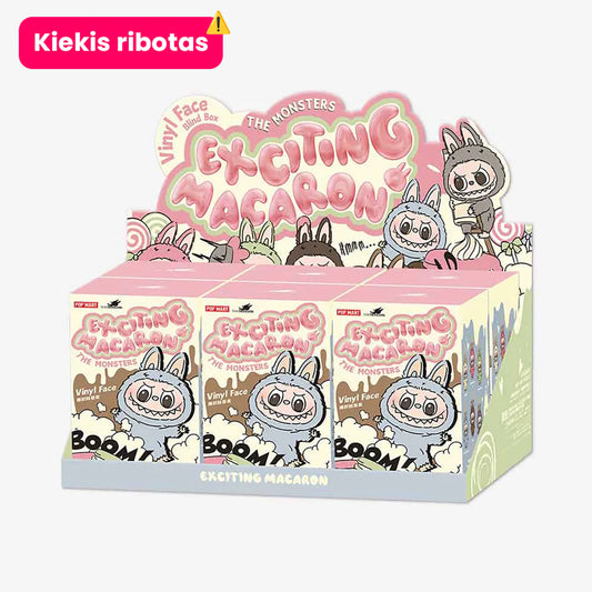 LABUBU "Exciting Macaron" DIDELĖ DĖŽĖ Pop Mart (komplektas iš 6 dėžučių viduje)